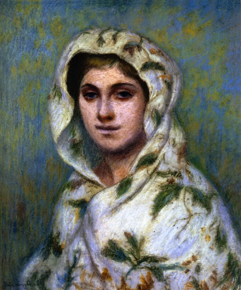 Lo scialle a fiori